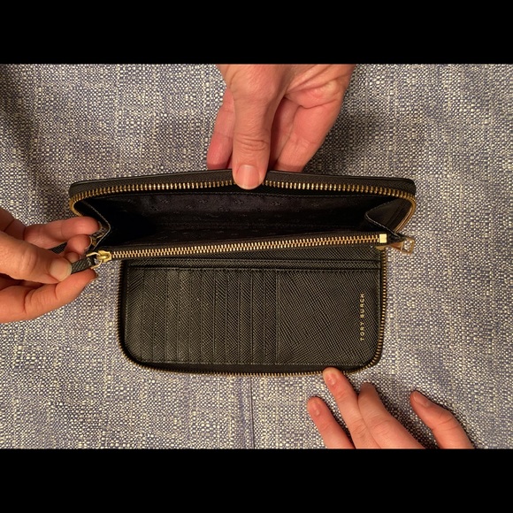 Black Tori Burch Wallet - Picture 5 of 8